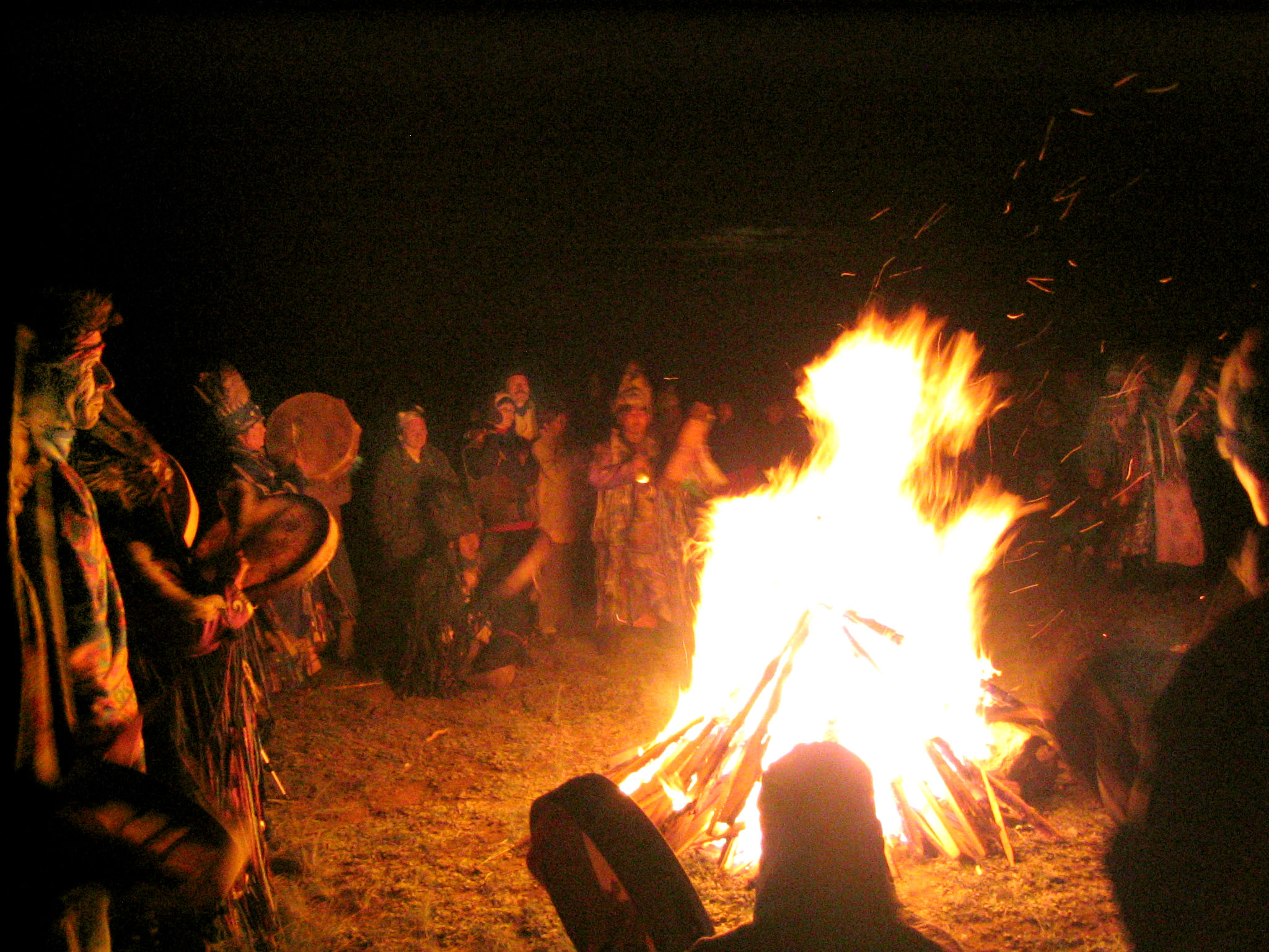Sacred Fire Hirucan Mountain Tuva  copyright 2003  photo by Kent Dorsey